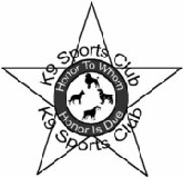 k9 sports club logo